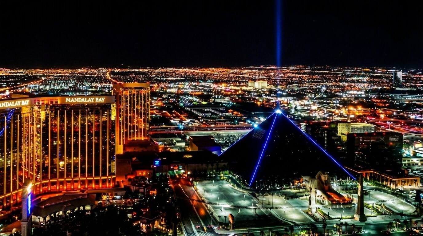 las vegas helicopter tour night